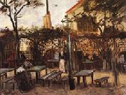 Vincent Van Gogh The Guingette at Montmartre painting